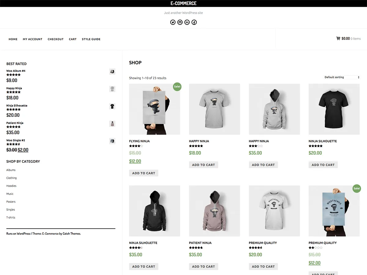 Ecommerce Functionality of WordPress 